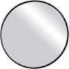 oruii Black Round Wall Mirror, 20" Metal Frame - Appears New&nbsp;