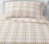 Plaid Print Cotton Sheet Set, Full
