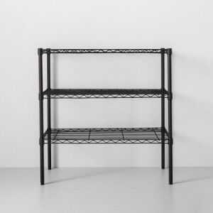 3 Tier Wide Metal Shelving Unit 