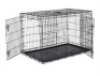 8 x 30 x 32.5 Double Door Folding Metal Dog or Pet Crate Kennel w/ Tray. &nbsp;Appears New.&nbsp;