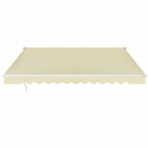 8.2' x 6.5' Retractable Patio Awning Aluminum Deck Sunshade