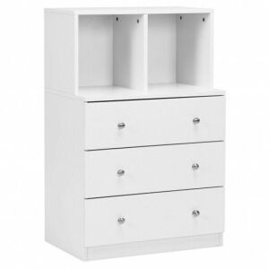 3 Drawer Dresser with Cubbies