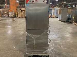 Bevles Temper Select Pass-Thru Insulated Heated Holding Cabinet. Works. Appears Unused with Blemishes