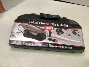 Rapala Deluxe Electric Fillet Knife Set, Ecommerce Return