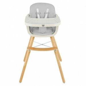 3 In 1 Convertible Wooden High Chair With Cushion