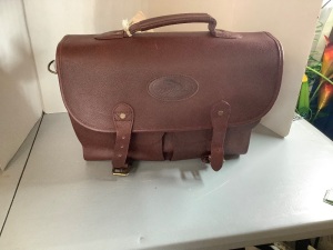 Bob Timberlake Leather Mail Breifcase, Broken Latch, Ecommerce Return