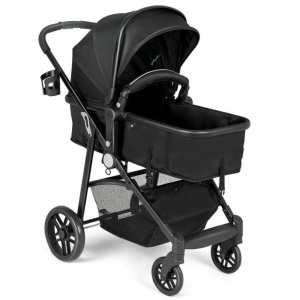 2-in-1 Foldable Pushchair Newborn Infant Baby Stroller 