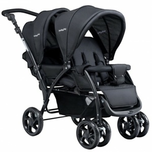 Foldable Lightweight Front Back Seats Double Baby Stroller 