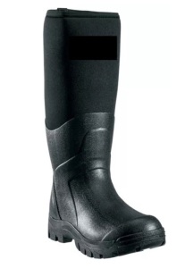 Outdoor Rubber Boots for Men, Size 10, E-Commerce Return