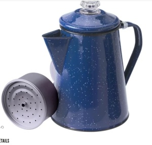 GSI Outdoors 12 Cup Enamelware Percolator, E-Commerce Return