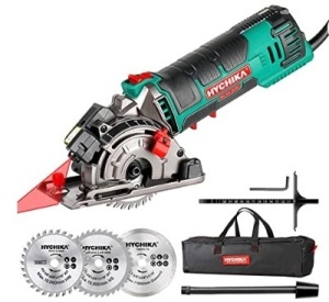 Hychika Mini Circular Saw, Powers Up, Appears New
