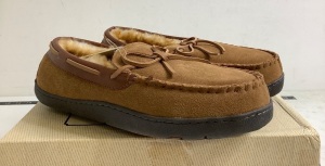 Bob Timberlake Shearling Moc For Men, Size 11W, Appears New