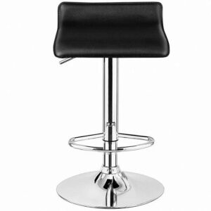 Adjustable Pu Leather Backless Bar Stool