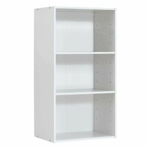 3 Open Shelf Bookcase Modern Storage Display Cabinet