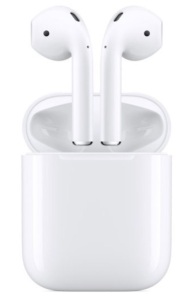 Airpods w/ Charging Case, Powers Up, E-Commerce Return