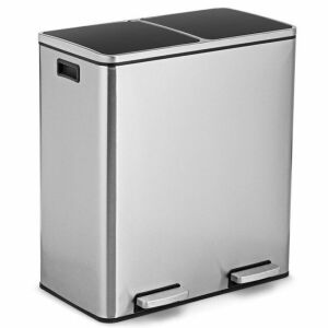 16 Gallon Dual Step Trash Can Recycling Bin