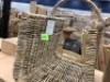 Woven Firewood Log Holder w/ Carry Handle