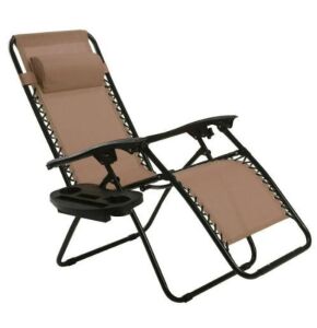 Zero Gravity Reclining Outdoor Lounge Chair