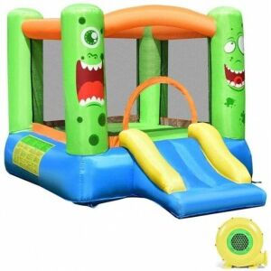 Inflatable Castle Bounce House with Slide and Blower