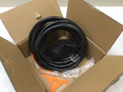 Welder Extension Cord 50A 15ft Heavy Duty 6-50P/R 10AWG 250V. Appears New
