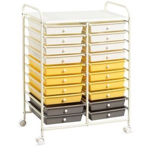 20 Drawer Rolling Storage Cart 