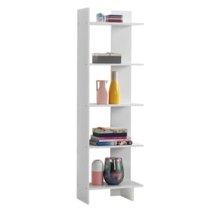 5-Tier Bookcase Storage Open Shelves Display Unit 