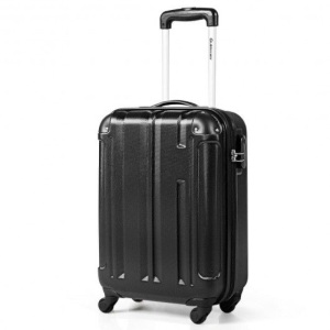 18" ABS Lightweight Hardshell Luggage Suitcase with 4-Wheels 