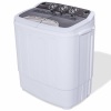 8 Lbs Compact Mini Twin Tub Washing Machine