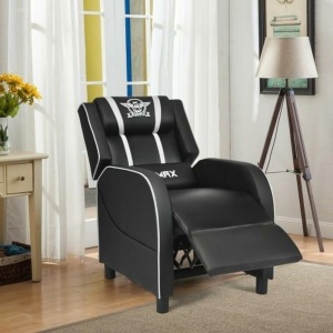 Massage Racing Gaming Single Recliner Chair 