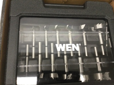 WEN FB5114 14-Piece Forstner Bit Set with Carrying Case,APPEARS NEW