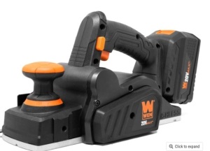 WEN 20653 20V Max Brushless Cordless 3-1/4-Inch Hand Planer with 4.0 Ah Lithium-Ion Battery and Charger,E-COMMERCE RETURN