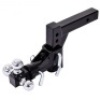 Triple Ball Swivel Adjustable Drop Turn Trailer Tow Hitch Mount for 2" Receiver&nbsp;&nbsp;