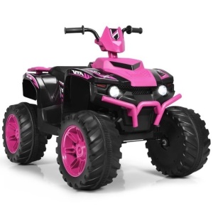 12V Kids 4-Wheeler ATV Quad Ride On Car w/ LED Lights Music USB  