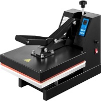 VEVOR 15X15 inch Heat Press Machine Industrial Quality Power Digital Clamshell Sublimation Transfer Machine for T Shirt. Appears New