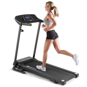 1.0HP Folding Treadmill Electric Support Motorized Power Running Machine Trainer 