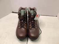 Men's Leather Work Boots, 10, Ecommerce Return
