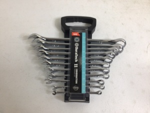 11-pc Combination SAE Wrench Set, Appears New