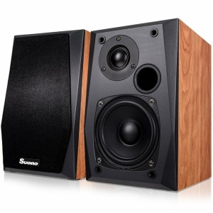 Wall-Mount Professional Passive Bookshelf Speakers w/ 4" Woofer  