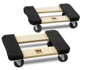 Hardwood Furniture Moving Dolly, Two Pack,new