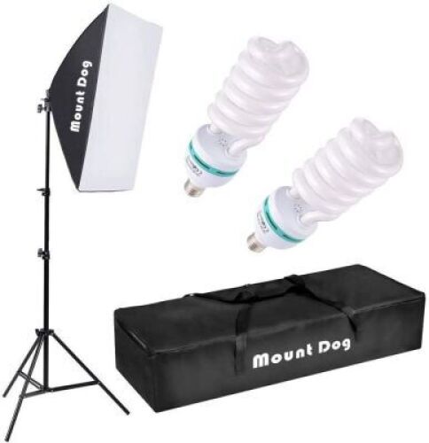 MountDog Softbox Professional Photography Lighting Kit - Appears New