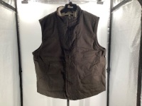Red Head Sherpa Lined Men's Vest, XL, Appears New