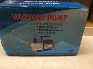 12cfm 2 Stages 1hp Refrigerant Vacuum Pump. Untested E-Commerce Return