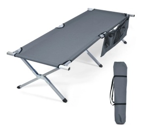 Heavy-duty Folding Camping Cot with Carry Bag