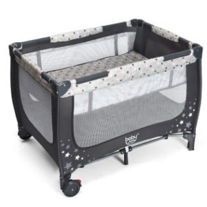 Portable Baby Playard w/ Mattress Foldable Design 