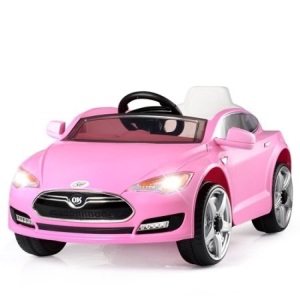 6V Kids Ride On Car w/ Parent Control MP3 Music LED Lights Horn 3 Speeds 