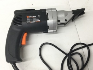 Variable Speed Swivel Head Electric Metal Shear,Appears New