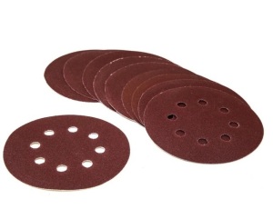 WEN 6305SP80 80-Grit Hook-and-Loop 5-Inch Sandpaper Sanding Discs, 10 Pack New