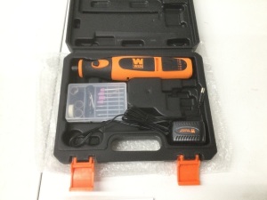 Variable Speed Lithium-Ion Cordless Rotary Tool Kit with 24-Piece Accessory Set, Charger, and Carrying Case,Appears New