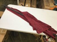 Ammsun Patio Umbrella, Size/Shape Unknown, Red - Appears New