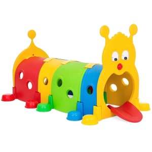 6ft Indoor Outdoor Caterpillar Play Structure- Multicolor. Appears New